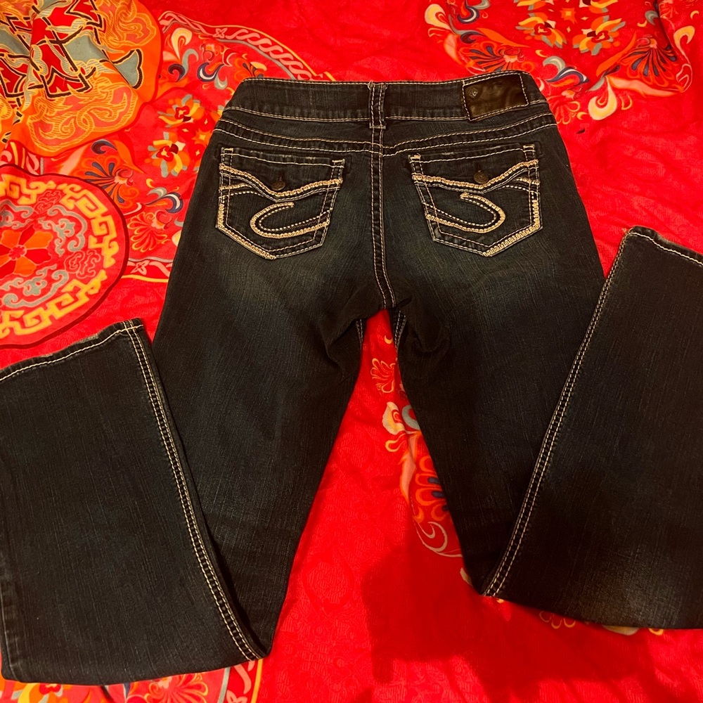 Silver Suki Jeans